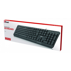 MULTIMEDIA TECLADO TRUST 1.5M CABO MODEL - 22171 PRETO MULTIMEDIA TECLADO TRUST 1.5M CABO MODEL - 22171 PRETO